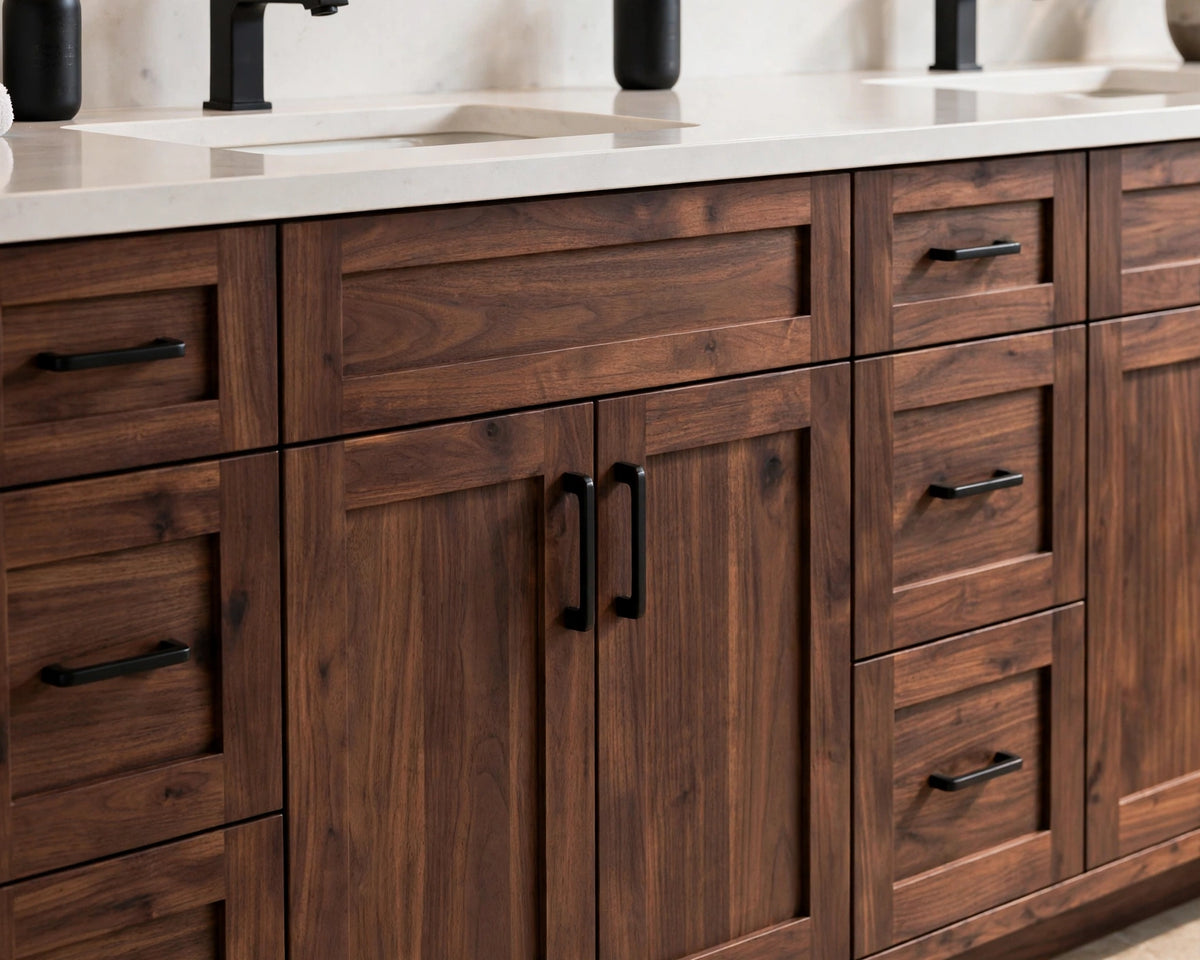 Fluted Oak Floating Vanity - Light Oak Ribbed Detail - Single/Double - Flat Pack (Stone Not Included) From$2499